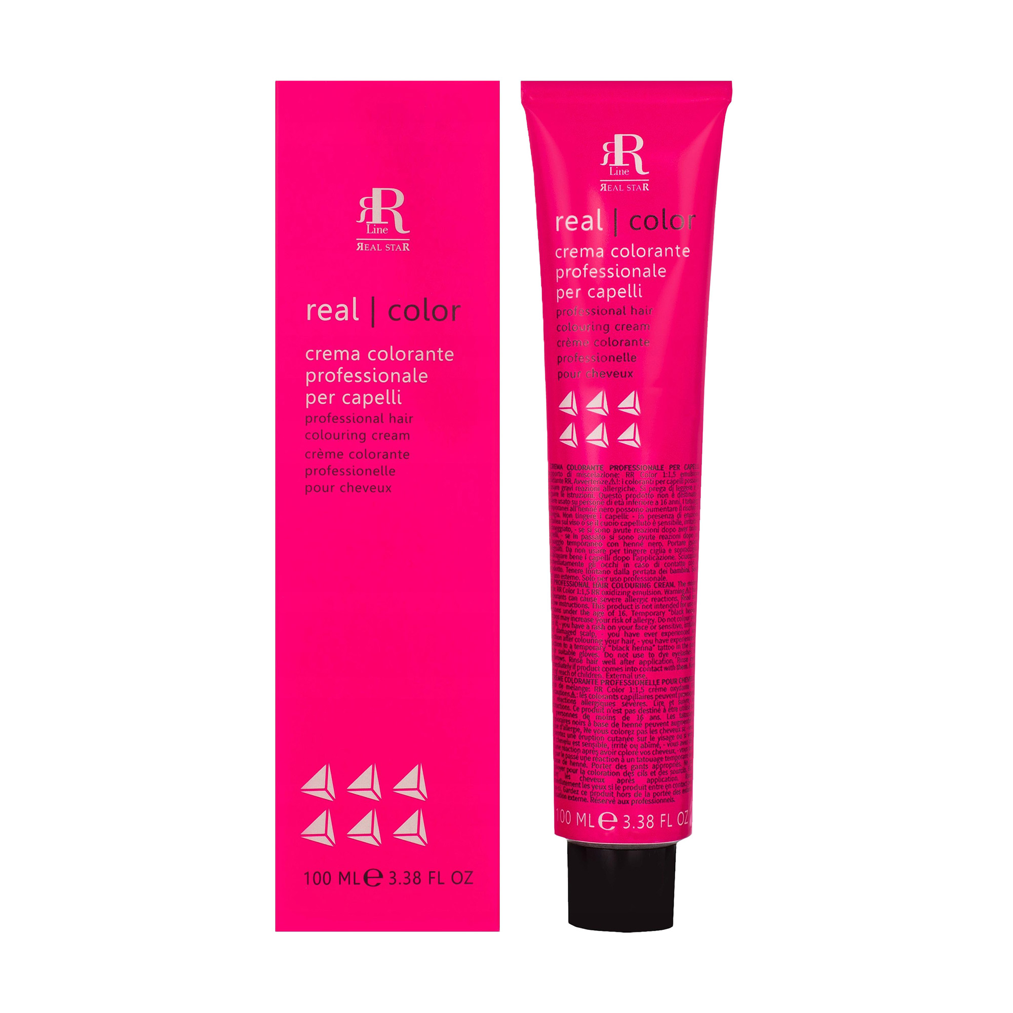 Перманентна крем-фарба для волосся RR Line Hair Colouring Cream 4/01 Попелястий натуральний каштановий, 100 мл